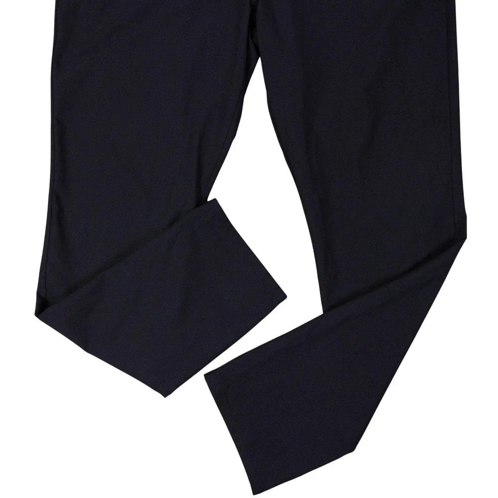 Travis Mathew Golf Pants Mens 38 Black Poly Spandex Performance Stretch